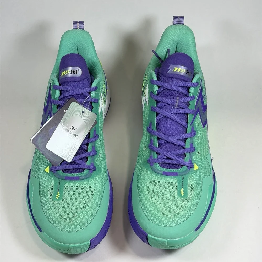 361‎ Degrees Big 3 V Size-US 11.5 Mens Quick Ignite C 2421-9111 Green Purple